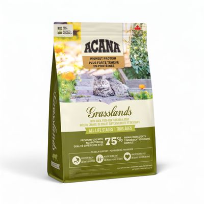 ACANA Highest Protein Grasslands – Nourriture sèche pour chats 1,8 kg