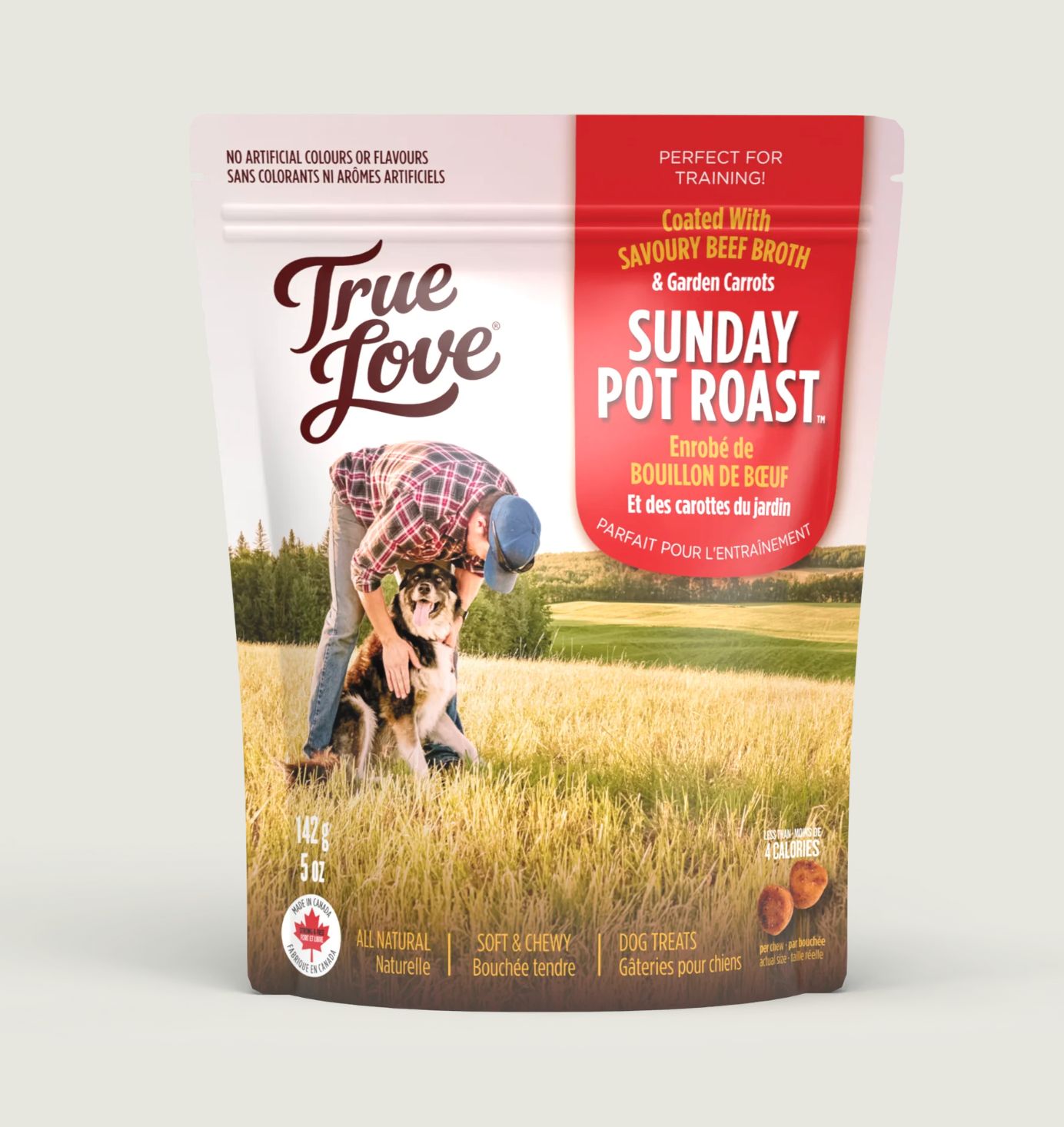 True Leaf True Love – Sunday Pot Roast au bouillon de bœuf et aux carottes 142 g