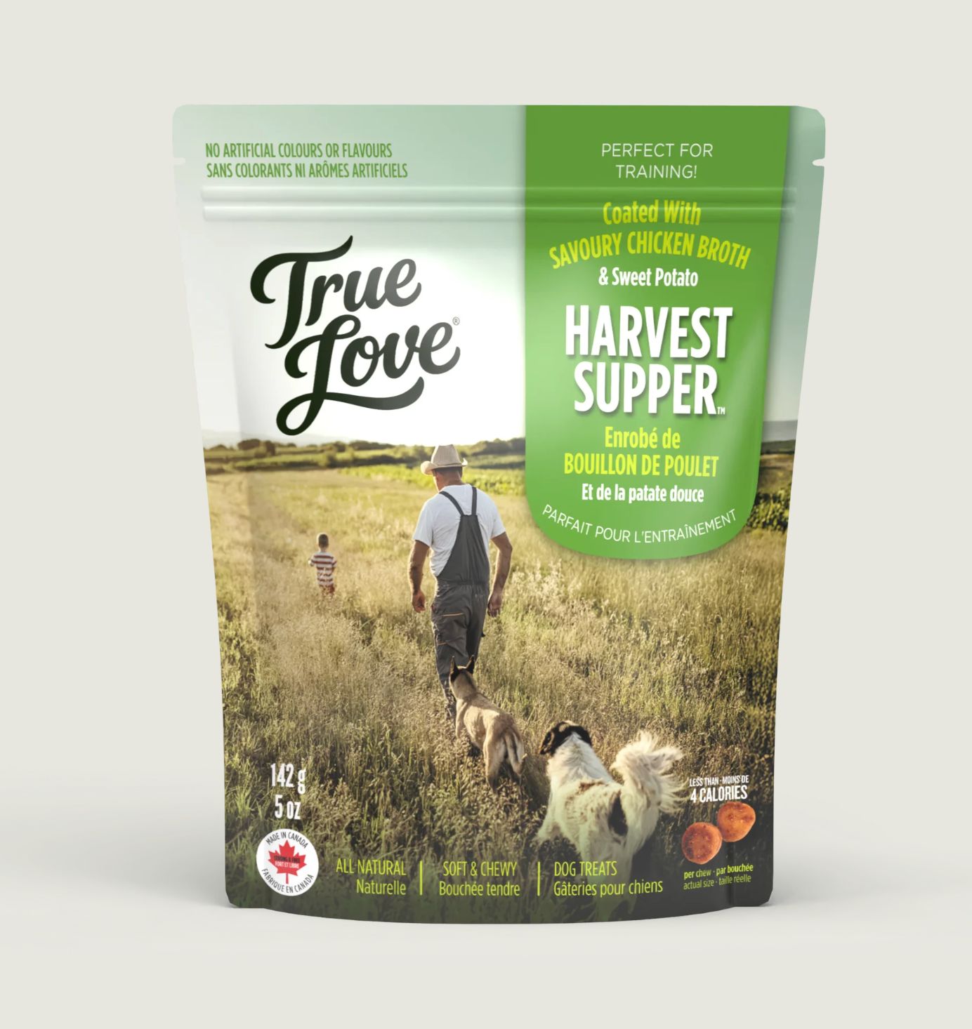 True Leaf True Love – Harvest Supper au bouillon de poulet et à la patate douce 142 g