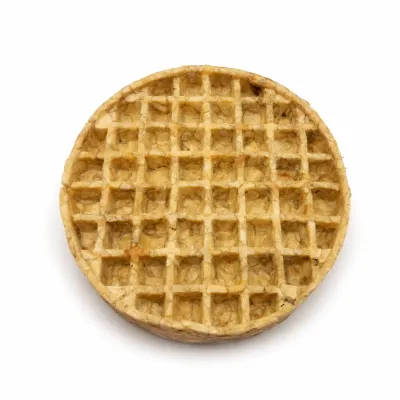 Gaufre de collagène de buffle 5 po – Tapis de léchage comestible
