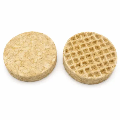 Gaufre de collagène de buffle 5 po – Tapis de léchage comestible