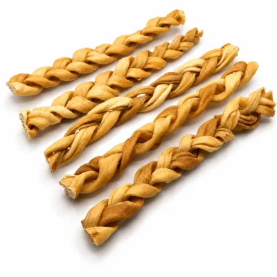 Bâton tressé en peau de chèvre 12 po