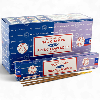 Satya Combo – Nag Champa et Lavande française 16 g