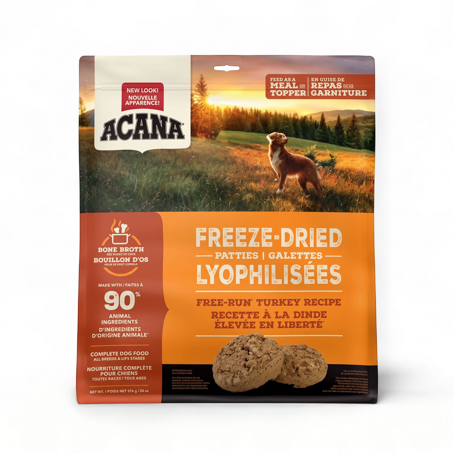 ACANA Chien Galettes lyophilisées à la dinde 397 g
