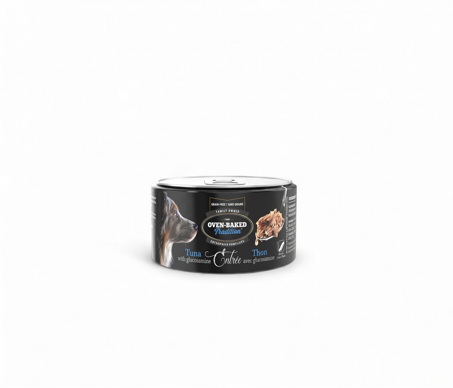 Oven-Baked Tradition® – Entrée au thon avec glucosamine – Nourriture humide complémentaire pour chiens adultes – Sans grains – 5,5 oz