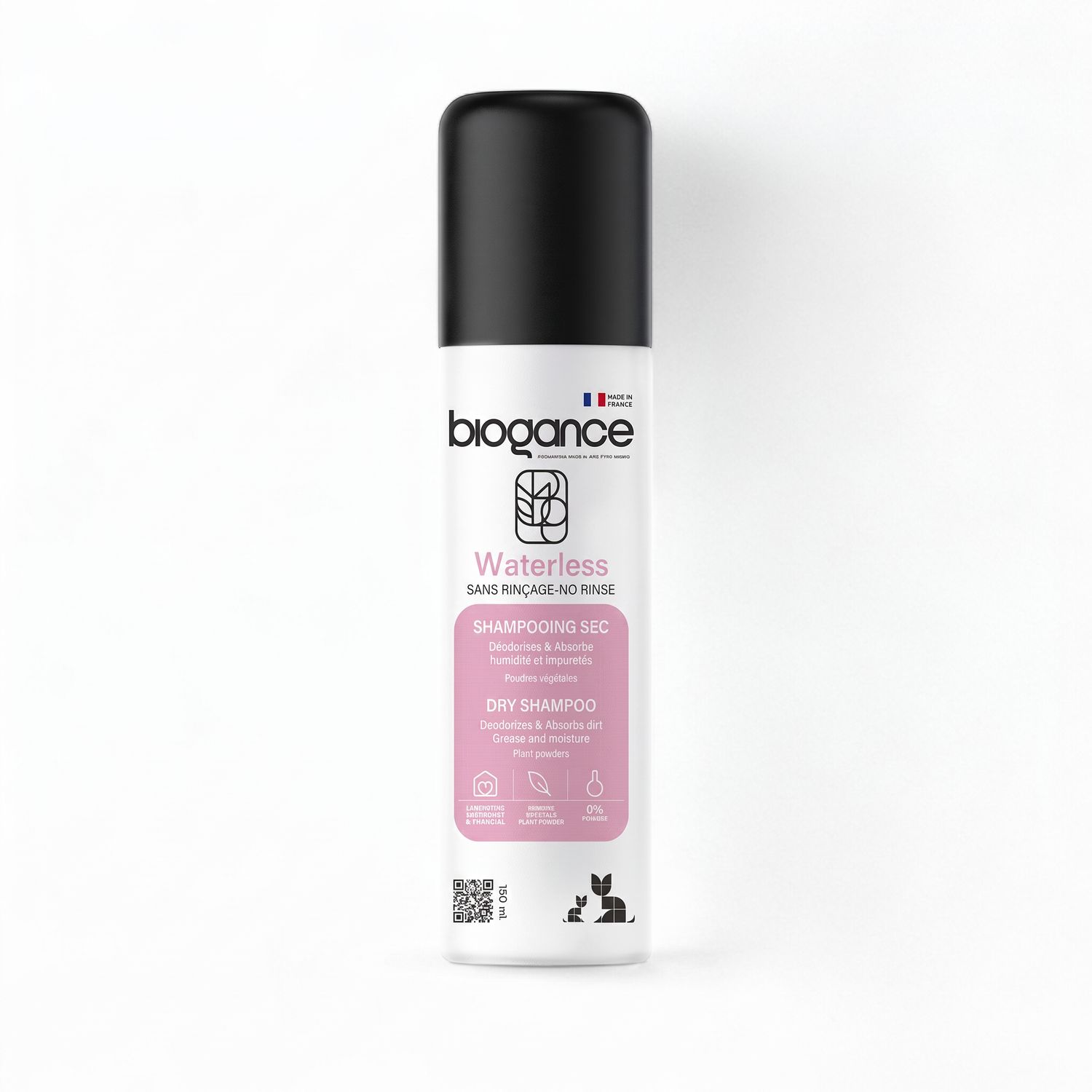 Biogance® – Waterless – Shampooing sec pour chats – 150 ml