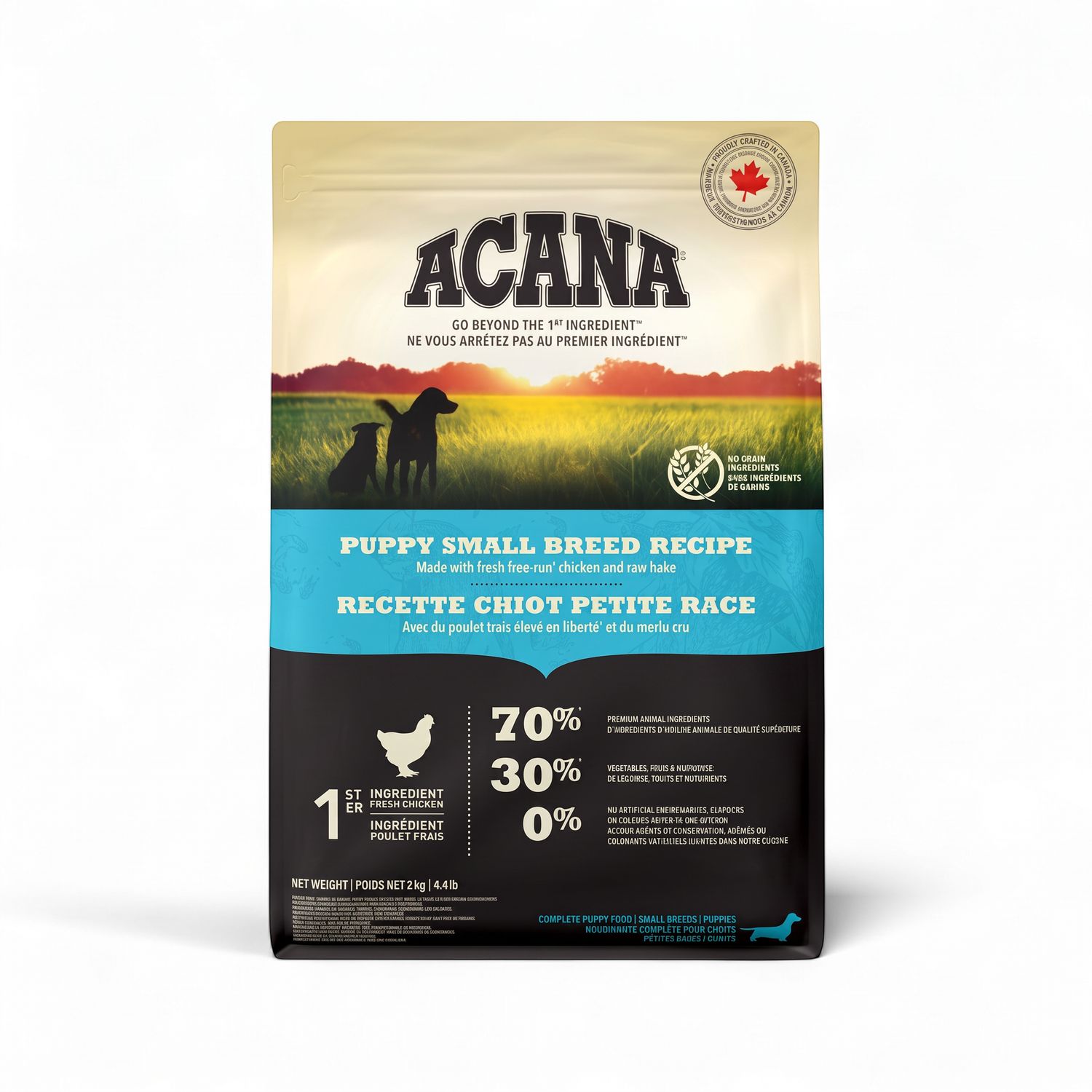 ACANA – Nourriture sèche pour chiots de petite race – Sans grains – 2 kg