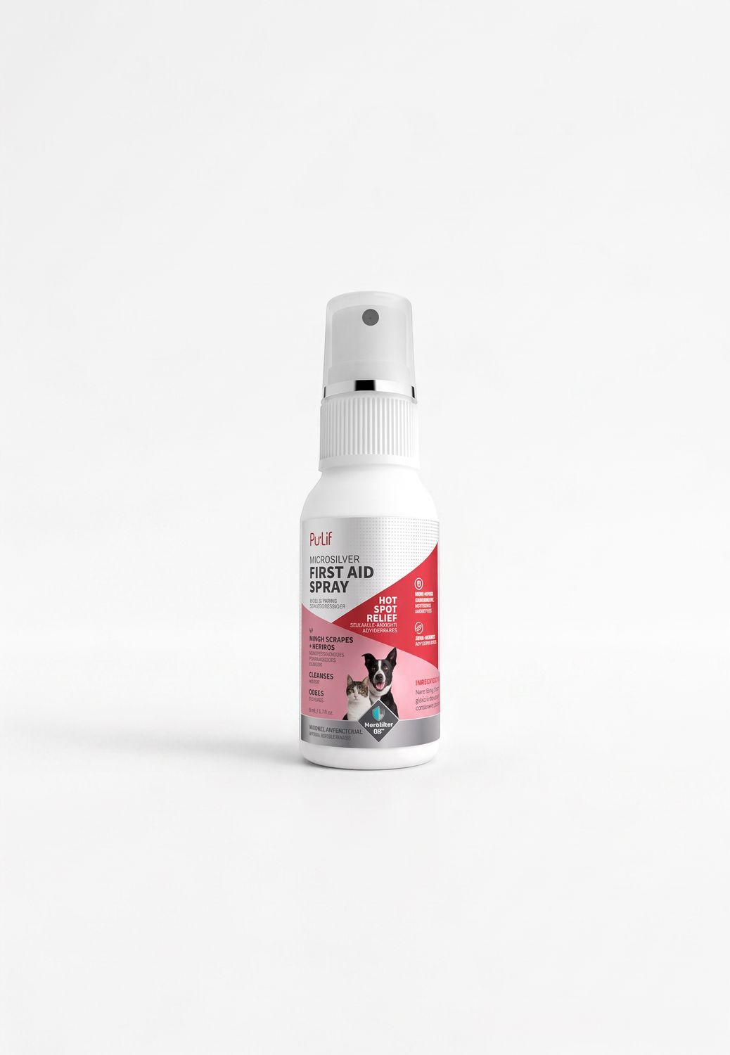 Purlif Pet – Vaporisateur de premiers secours au MicroSilver