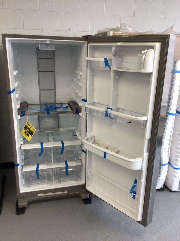 WSR57R18DMC06 WHIRLPOOL ALL FRIDGE 18 cu.ft. SIDEKICKS FREEZERLESS,UPFRONT ELECTRONIC CONTROLS,HUMIDITY CONTROL CRISPERS,GLASS SHELVES, GALLON BINS,PIZZA POCKET, TEMP ALARM STAINLESS STEEL H.66.75" W.