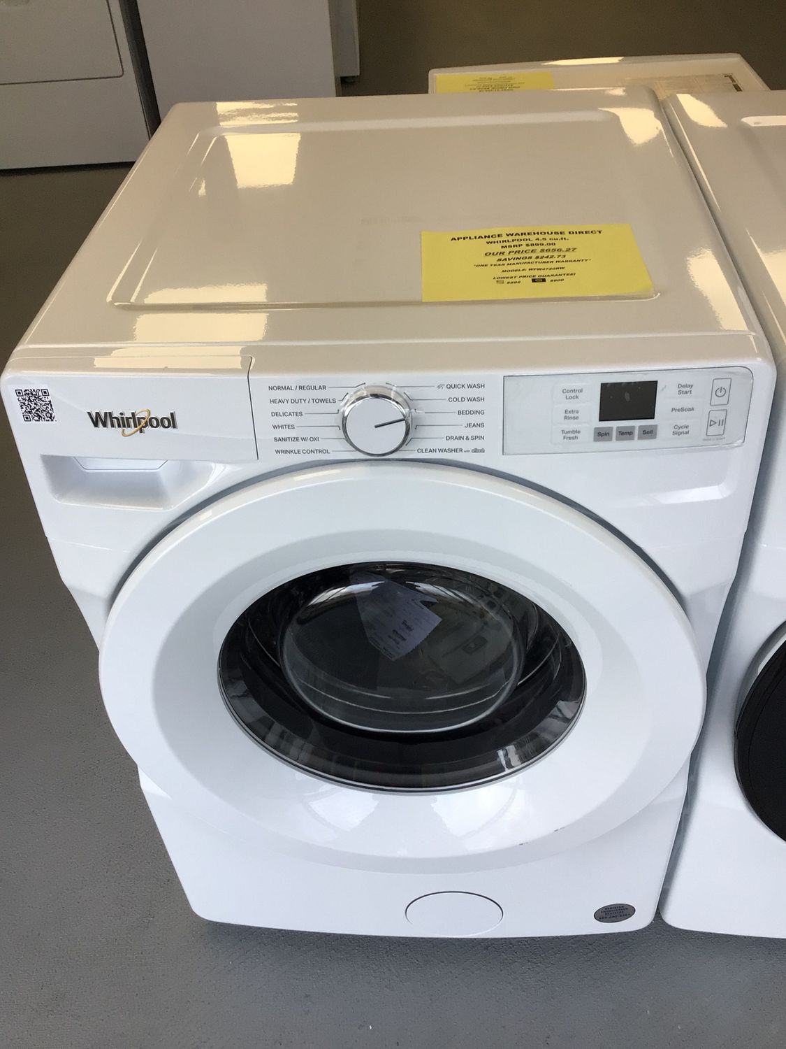 WFW4720RW WASHER