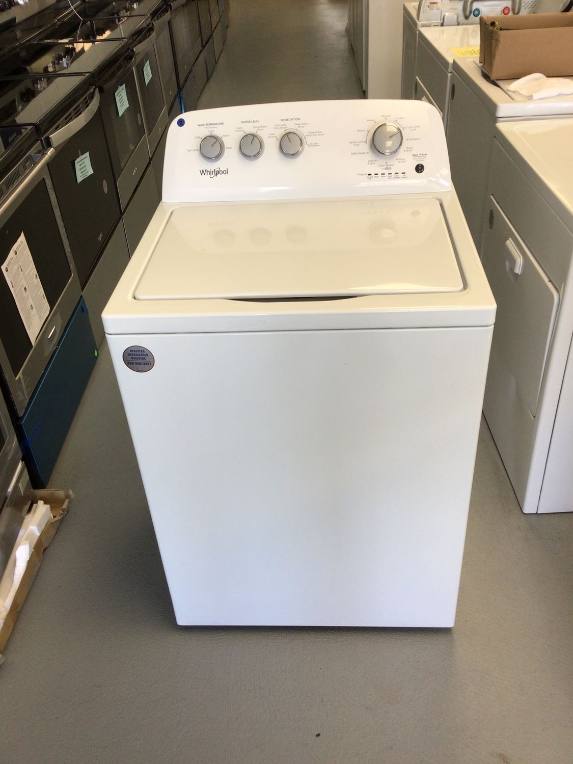 WHIRLPOOL WASHER WTW4850HW 3.9 cu. ft.