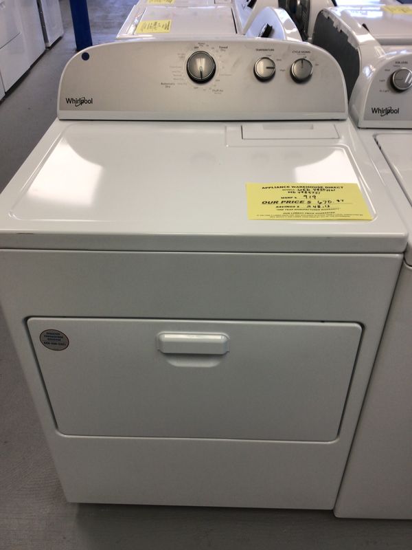 WHIRLPOOL DRYER WED4950HW-1 ELECTRIC