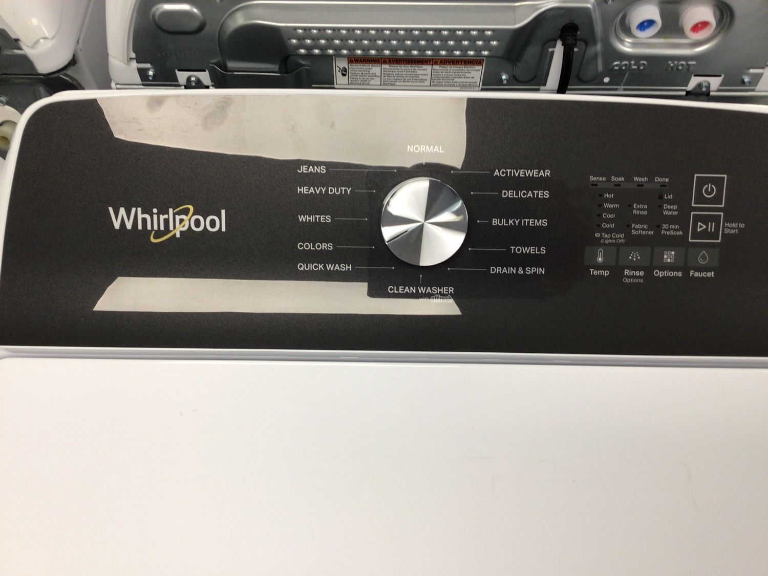 WHIRLPOOL WASHER WTW5010LW 4.6 cu. ft.