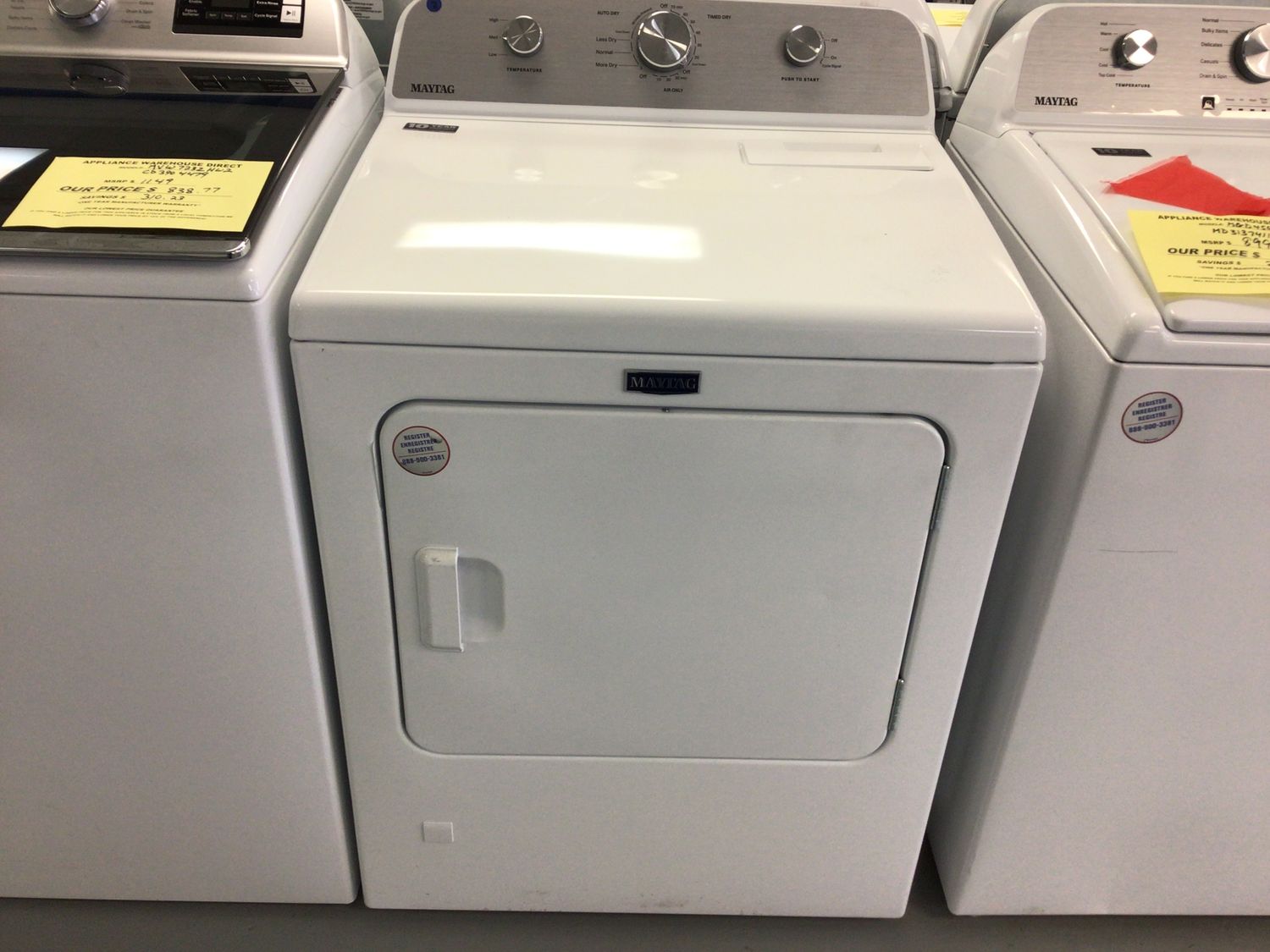MAYTAG DRYER MGD4500MW-1 GAS