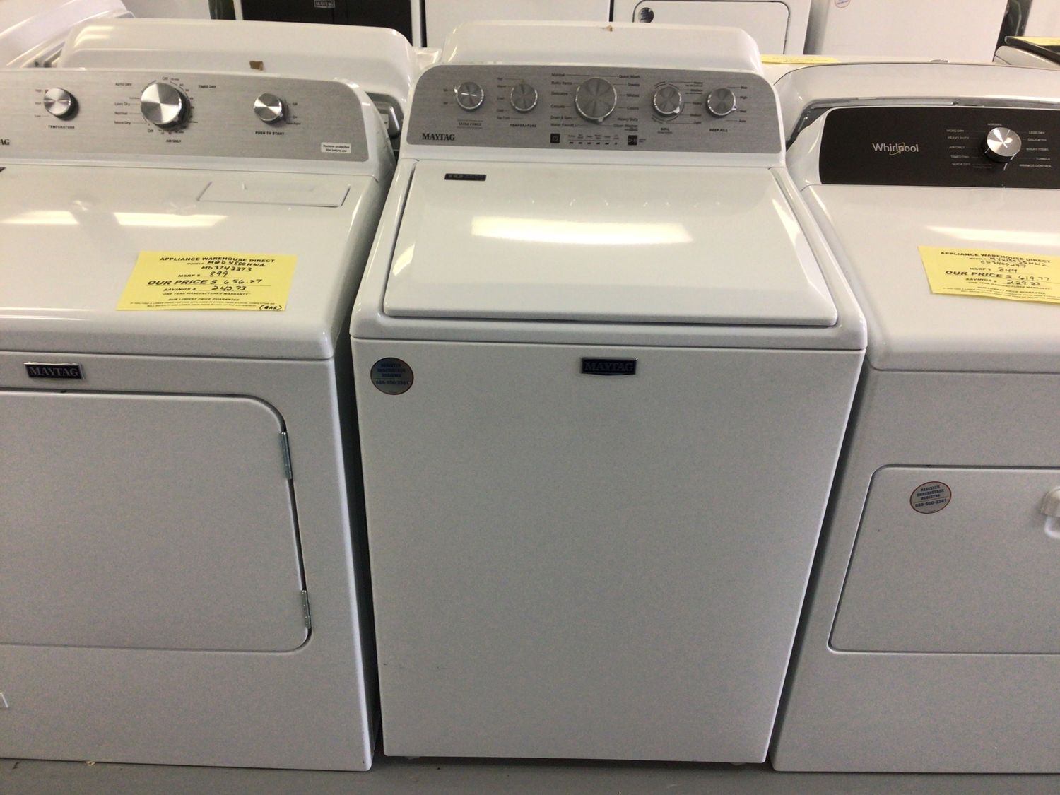MAYTAG WASHER MVW5035MW 4.5 cu. ft.