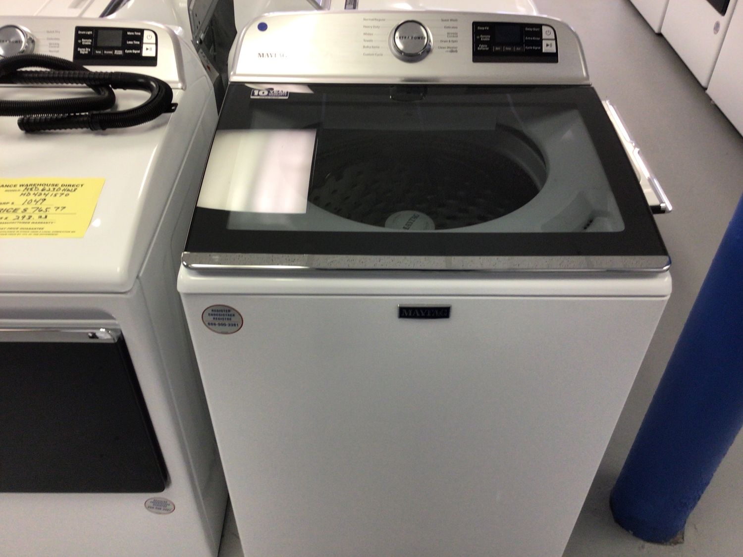 MAYTAG WASHER MVW6230HW 4.7 cu. ft.