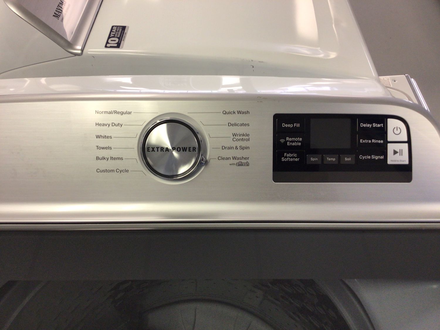MAYTAG WASHER MVW6230HW 4.7 cu. ft.