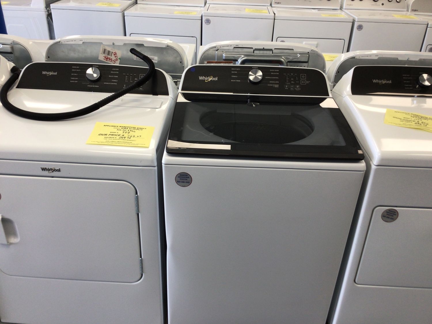 WHIRLPOOL WASHER WTW500CMW-1 5.4 cu. ft.