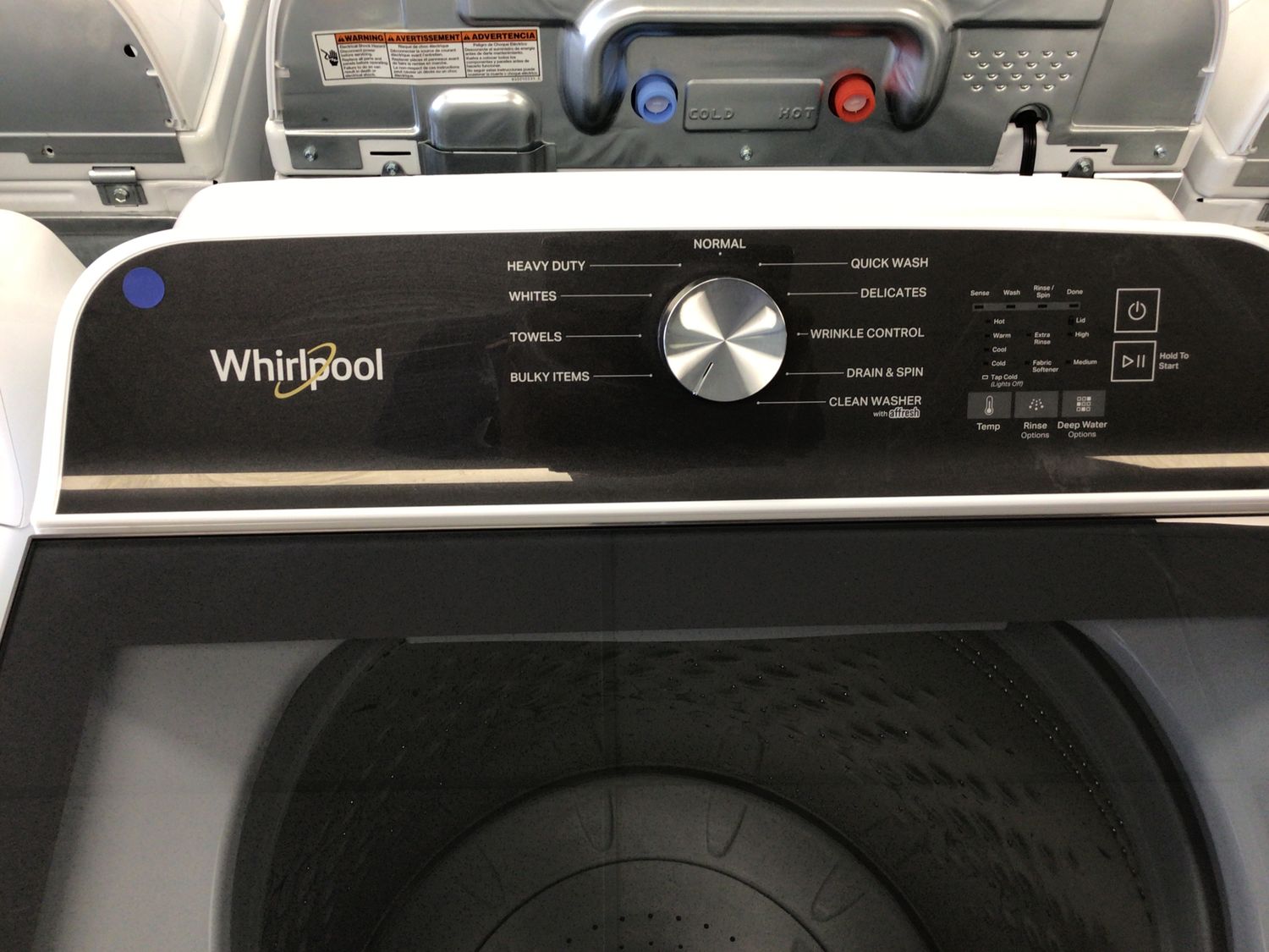 WHIRLPOOL WASHER WTW500CMW-1 5.4 cu. ft.