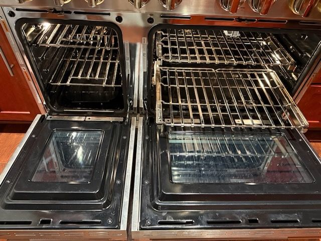 48” RISE JennAir Gas Professional Style Range with Chrome Infused Griddle
