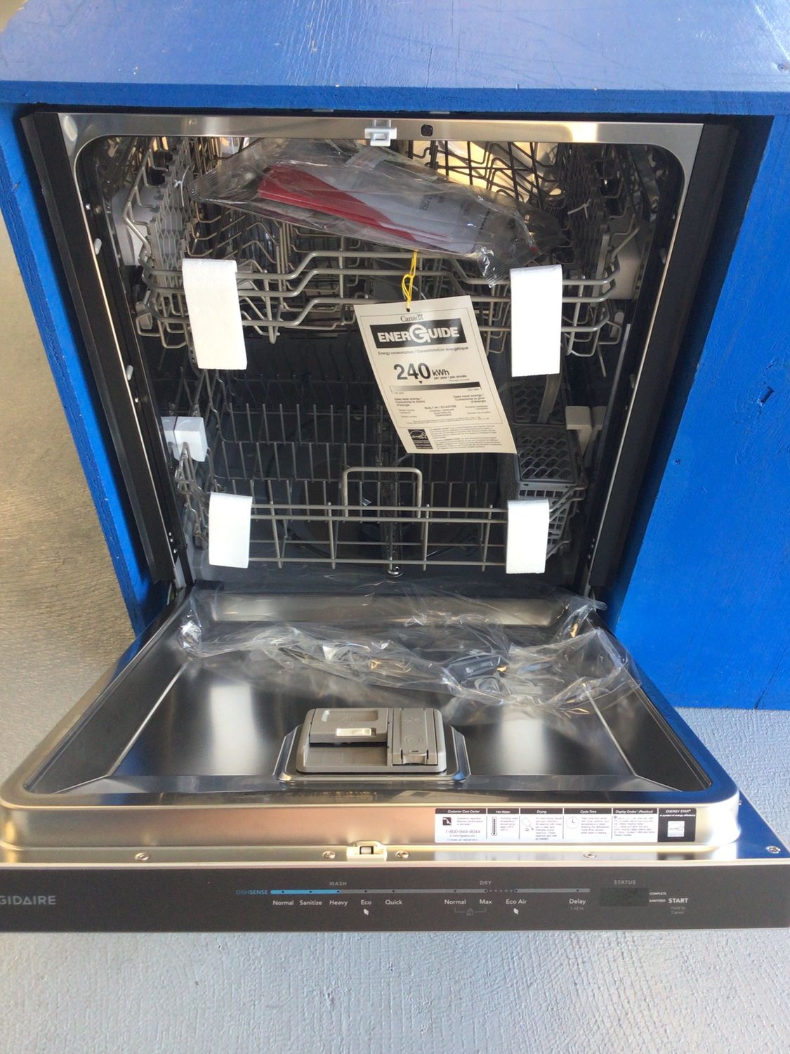 FDHP4336AS FRIGIDAIRE DISHWASHER 24&quot; TOP CONTROL, BUILT-IN, STAINLESS STEEL TALL TUB, 5-CYCLE, 49 dBA