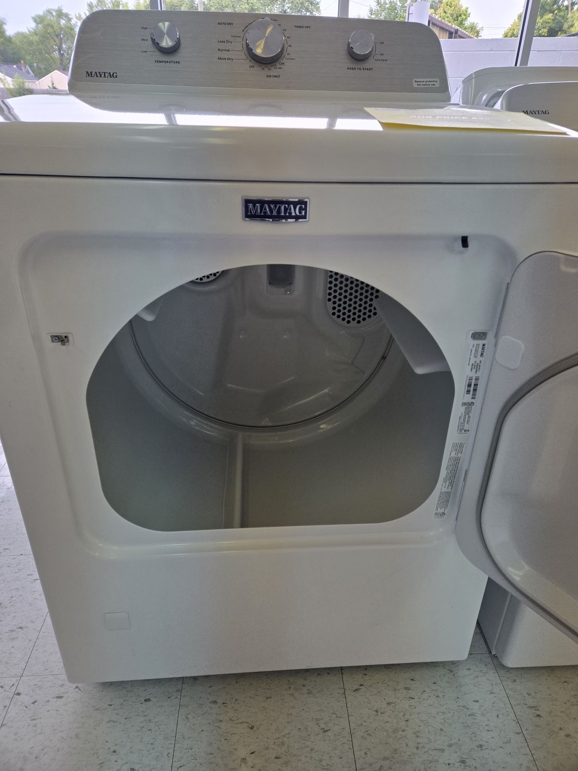 MGD4500MW1 MAYTAG GAS DRYER, 7.0 cu.ft., WRINKLE PREVENT, END OF CYCLE SIGNAL, WHITE