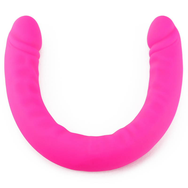 Ruse 18 Inch Silicone Slim Double Dong