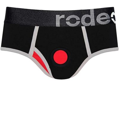 RodeoH Black &amp; Red Brief + Harness