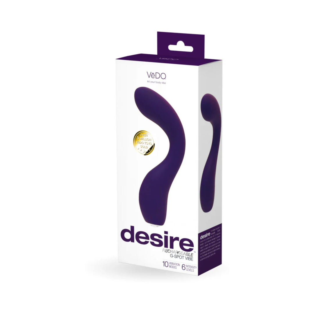 VeDo Desire Rechargeable G-Spot Vibe- Purple