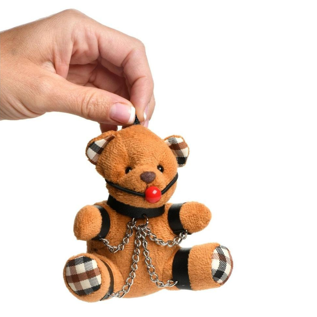 MS Gagged Teddy Bear Keychain