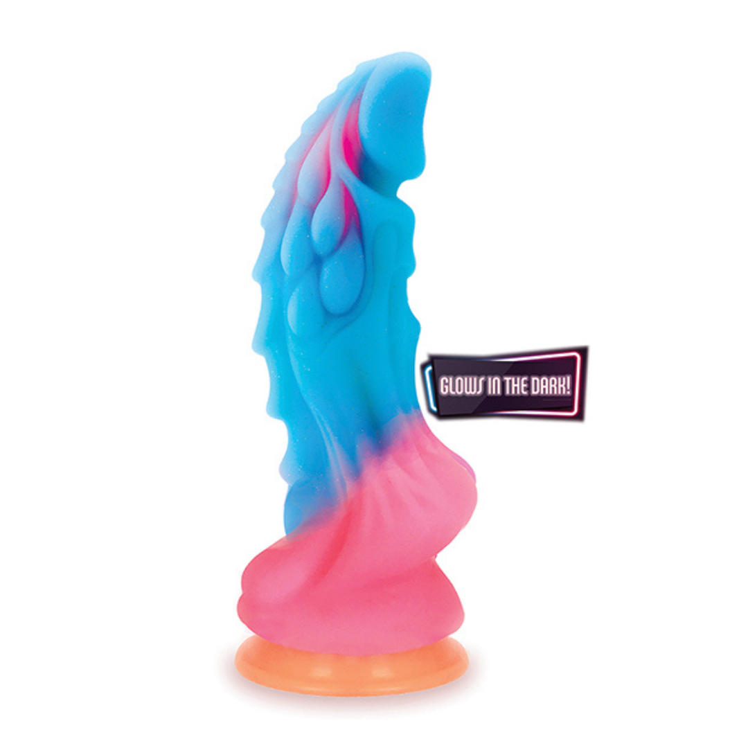 Alien Nation Glow Dragon Glow-In-The-Dark Silicone Dildo