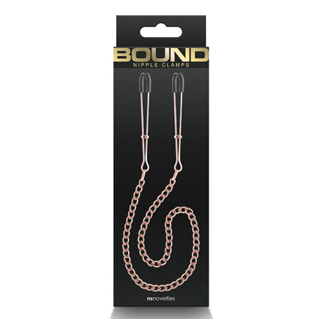 Bound DC3 Nipple Clamps- Rose Gold