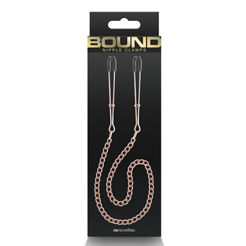 Bound DC3 Nipple Clamps- Rose Gold