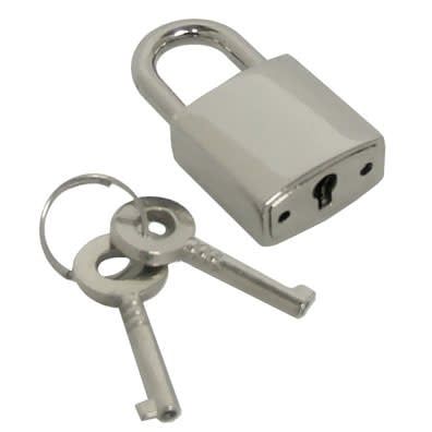 Square Shaped Lock with Keys