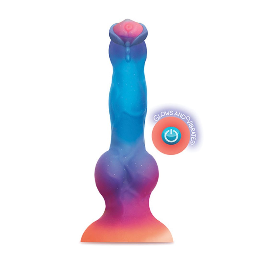 Alien Nation Glo-Spot Vibrating Silicone Dildo
