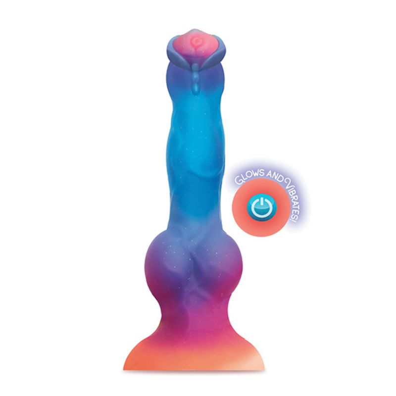 Alien Nation Glo-Spot Vibrating Silicone Dildo