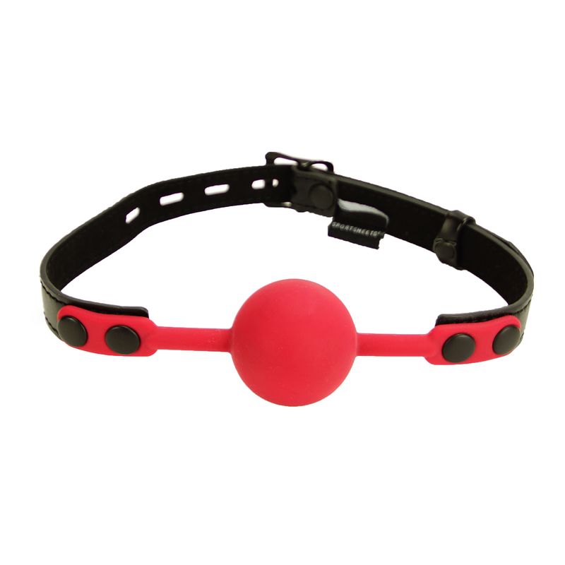 Sportsheets Saffron Adjustable Locking Silicone Ball Gag