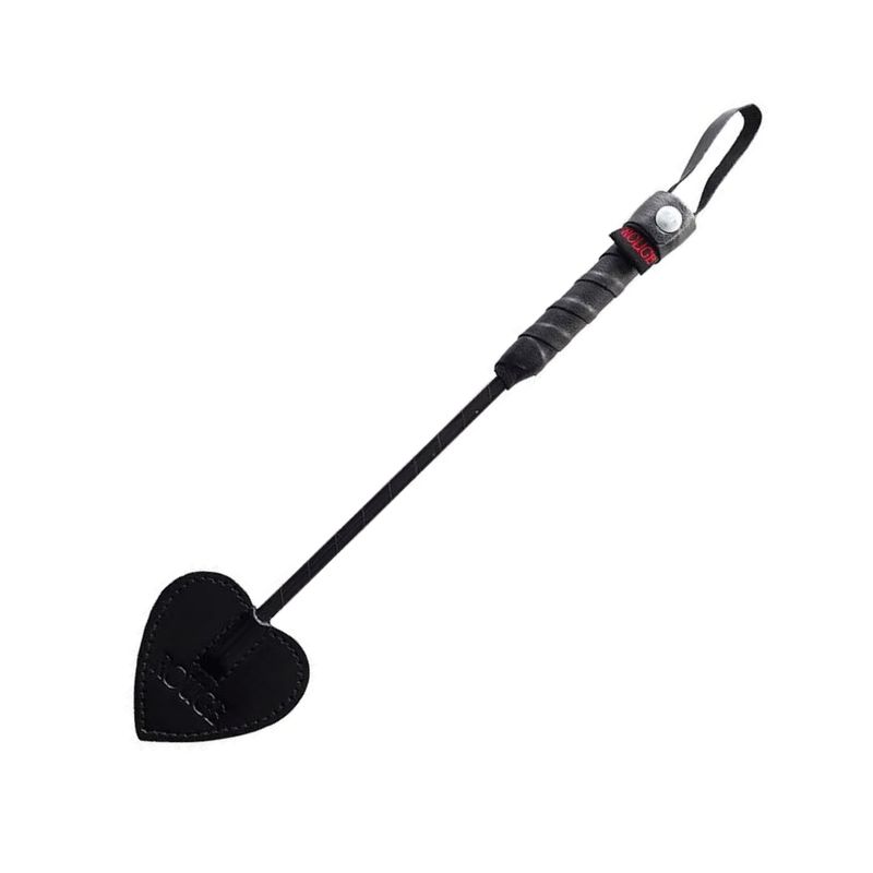Rouge Mini Leather Spade Paddle Crop