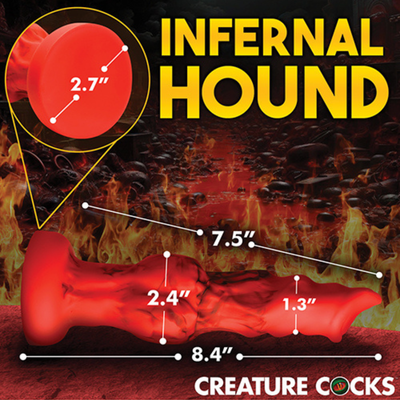 Creature Cocks Fire Hound Dildo