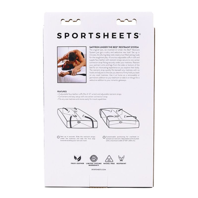 Sportsheets Saffron Adjustable Under The Bed Restraint System