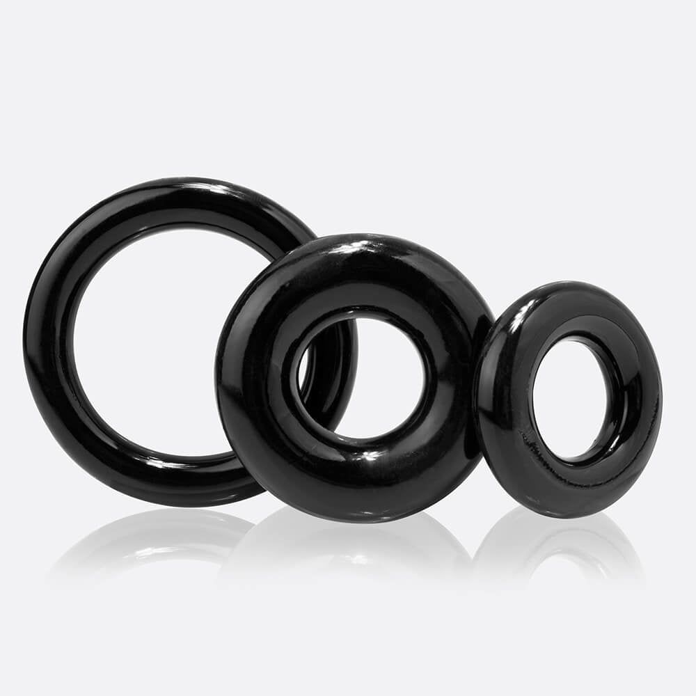 Ring O 3 Pack, Color: Black