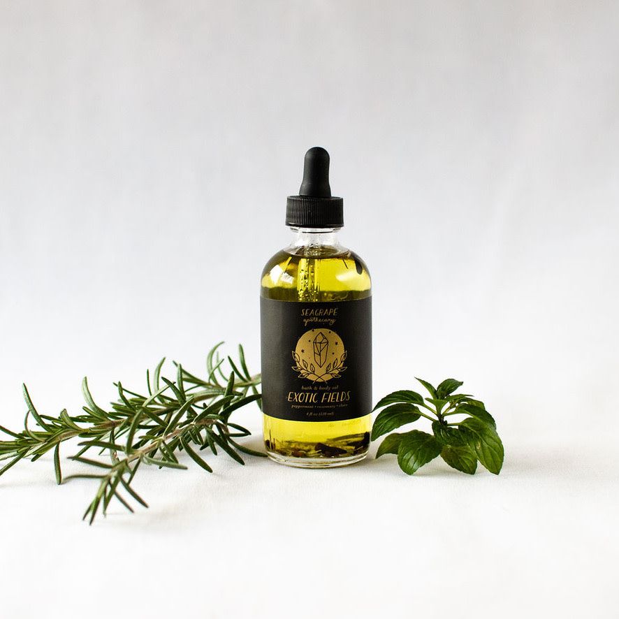 Seagrape Massage Oil, Scent: Exotic Fields