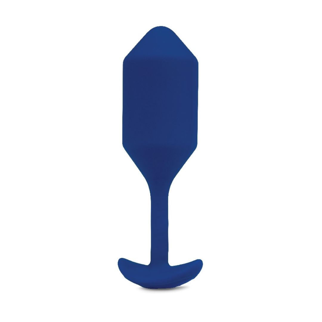 Vibrating Snug Plug 4, Color: Navy
