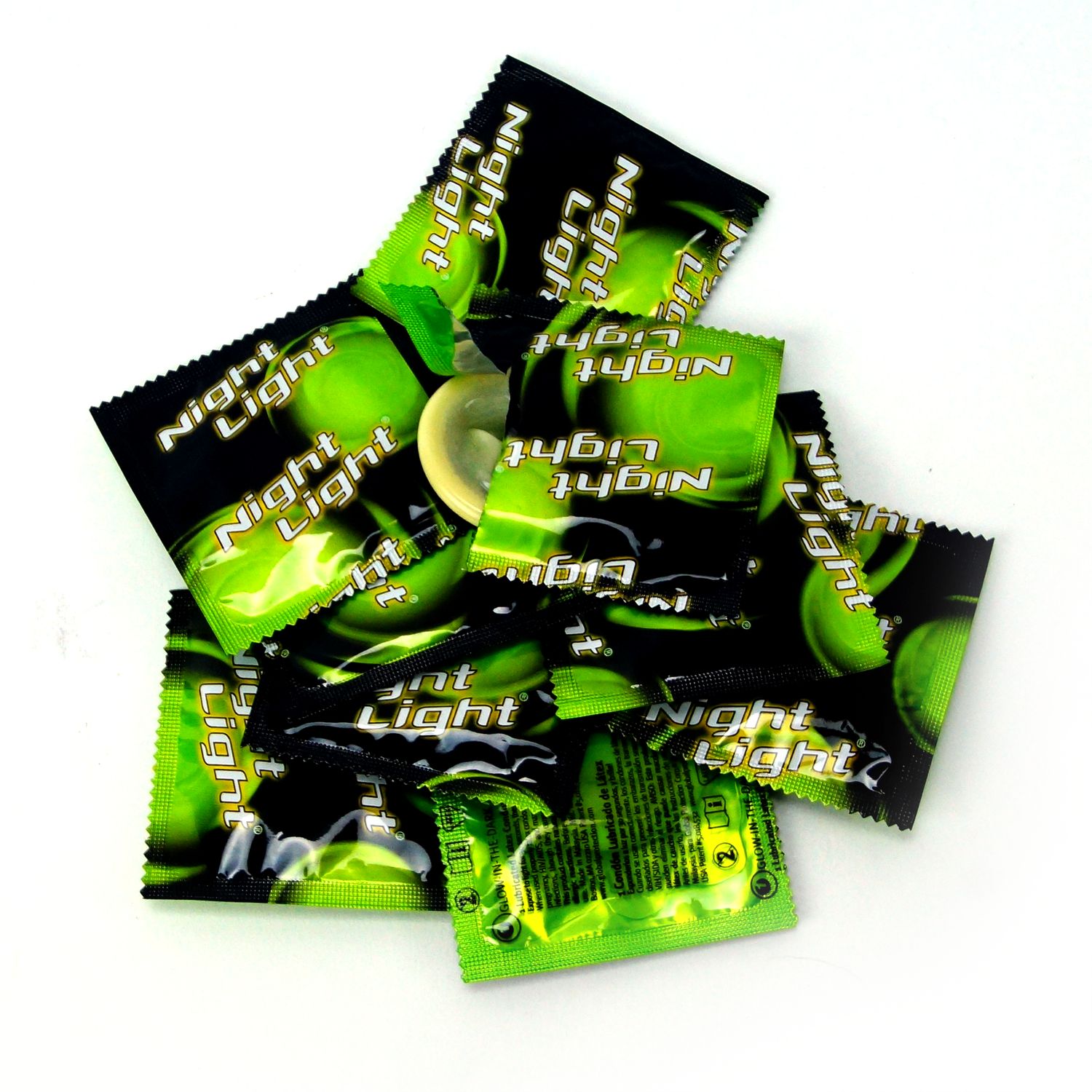 Night Light Glow-In-The-Dark Condoms, Quantity: Bulk
