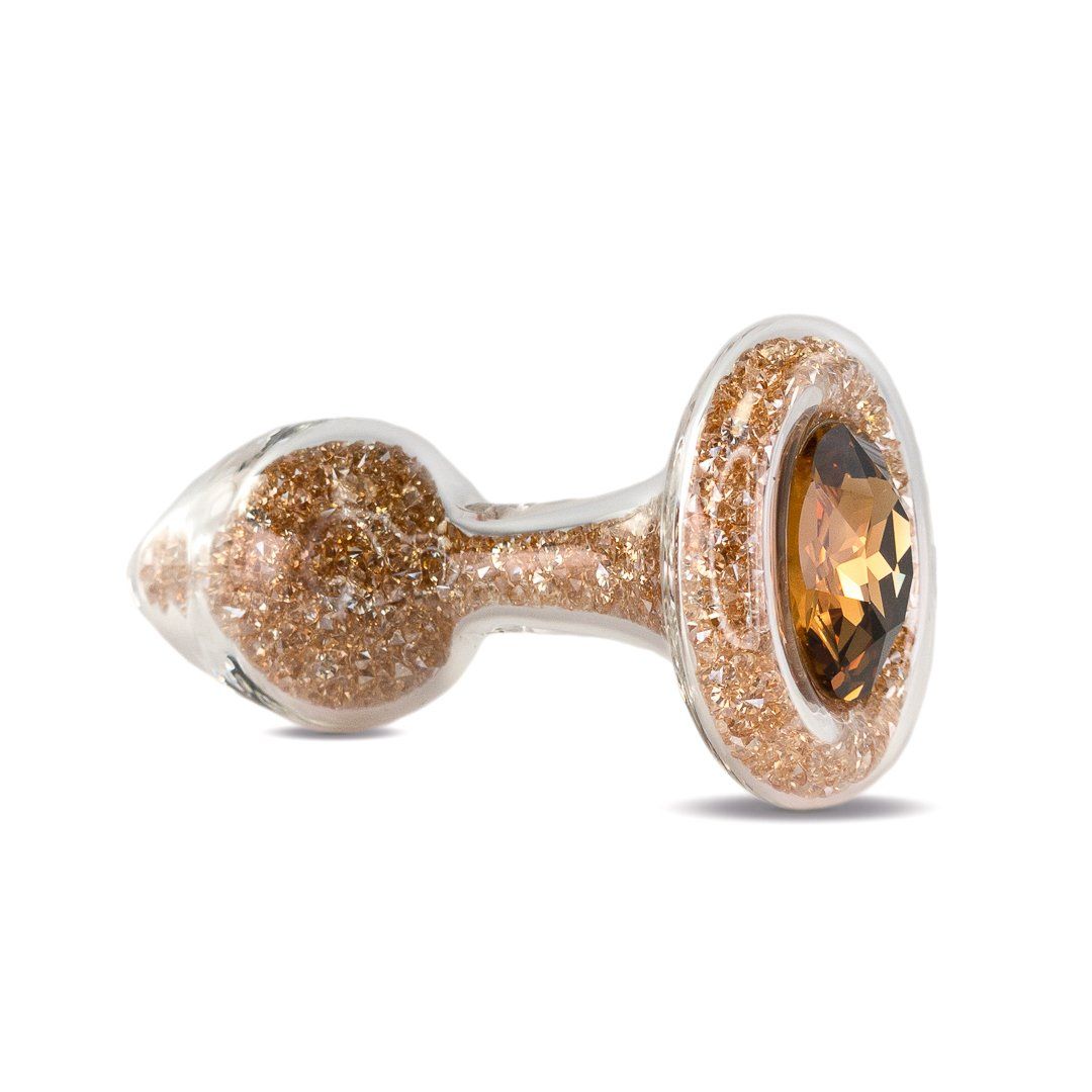 Glass Sparkle Plug, Color: Gold