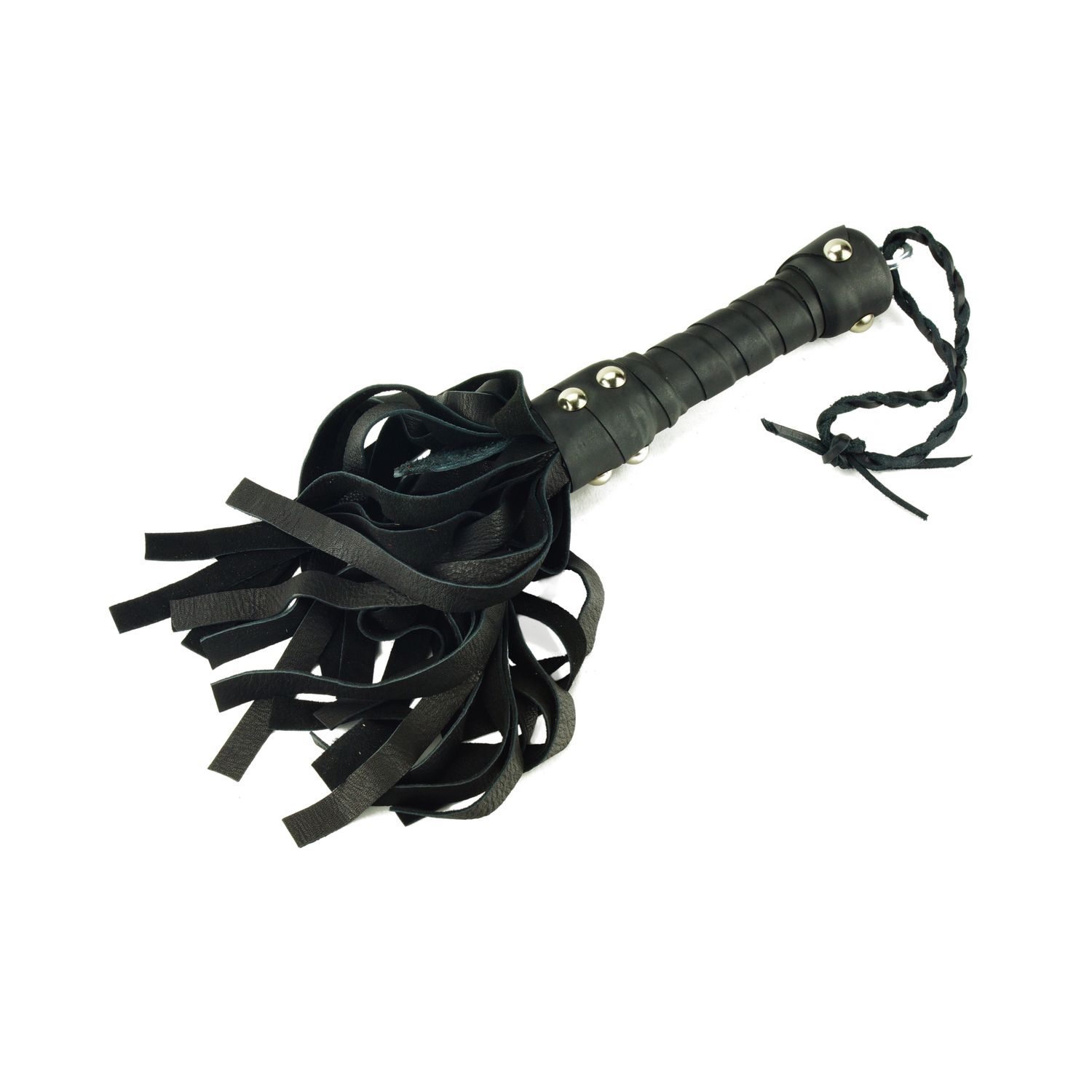Handy Deerhide Flogger, Color: Black