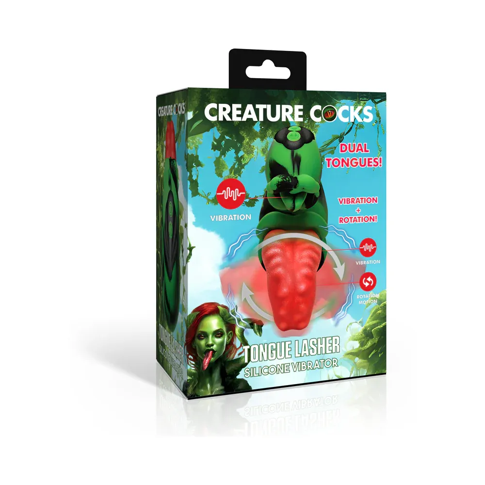 Creature Cocks Tongue Lasher Rechargeable Silicone Vibrator