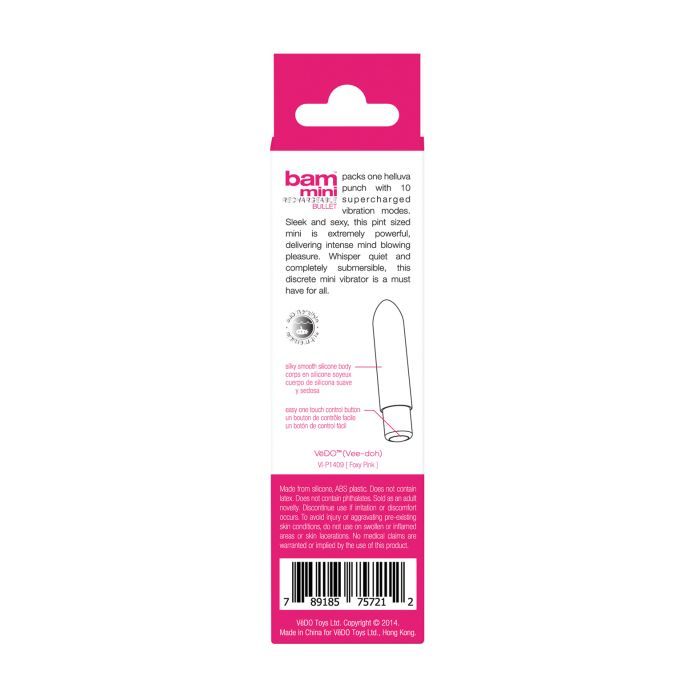 VeDo Bam Mini Rechargeable Bullet