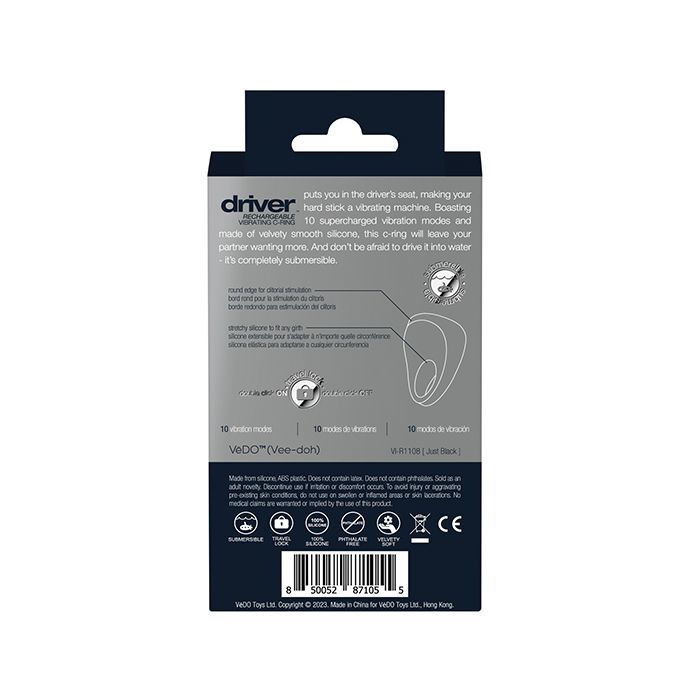 VeDo Driver Rechargeable Vibrating C-Ring