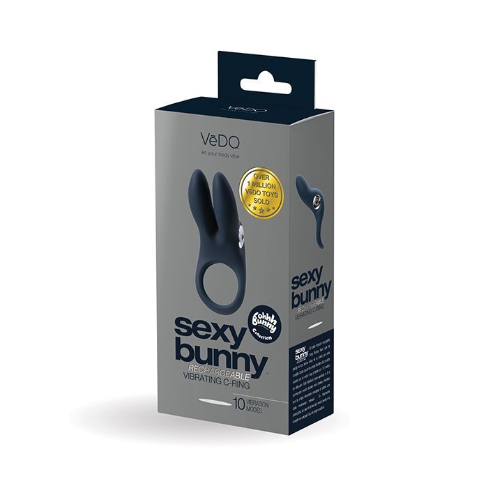 VeDo Sexy Bunny Rechargeable Vibrating C-Ring